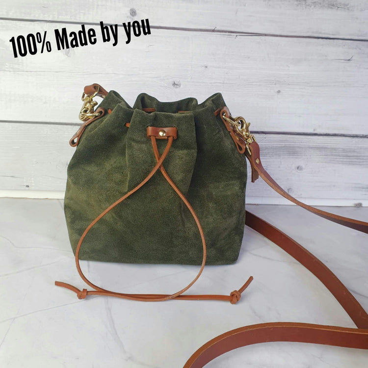 Hands of Tym Course 'Bag in a Day' Practical Leather Course Mini Bucket Bag