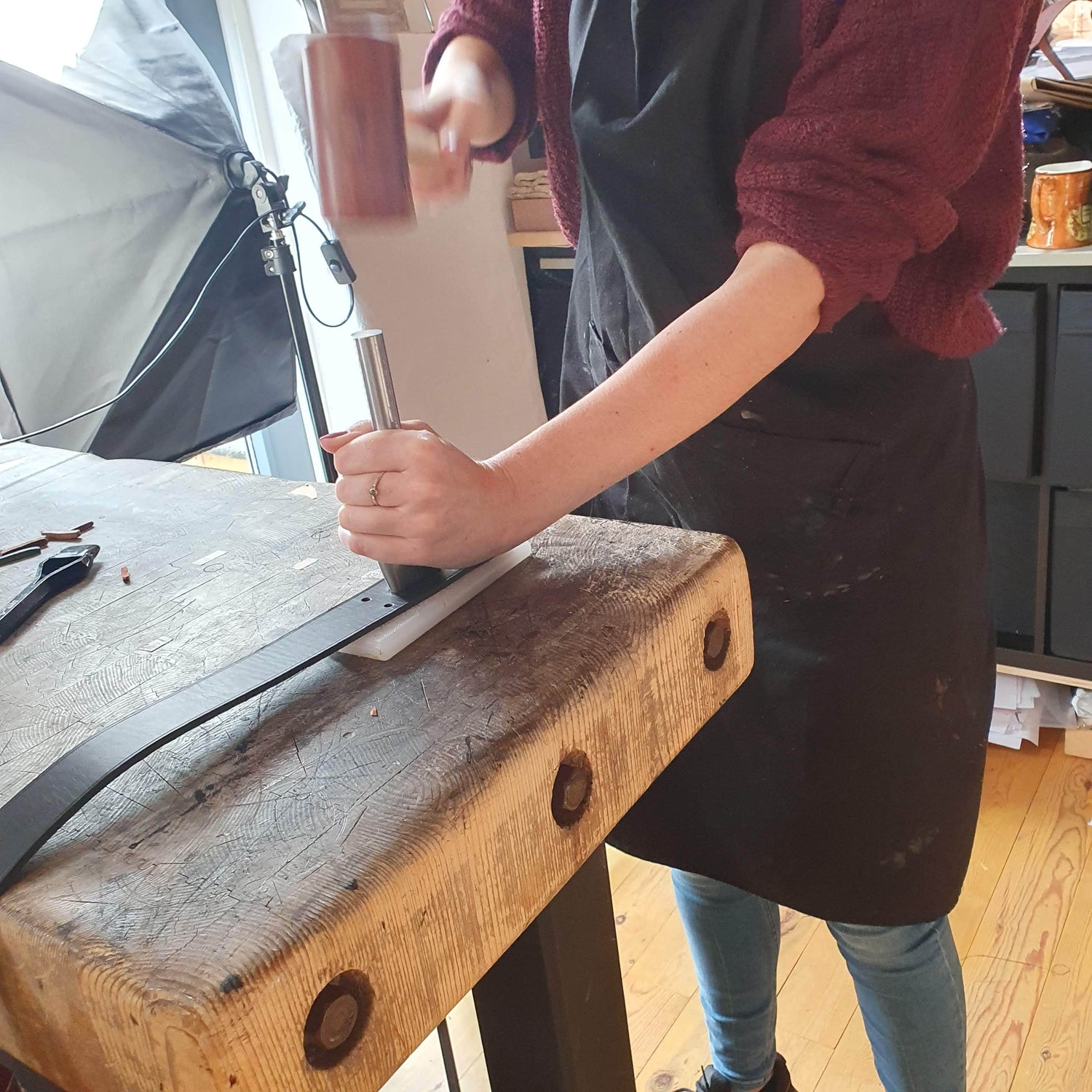 Hands of Tym Course Craft it Yourself Belt Course - A Practical Leather Course