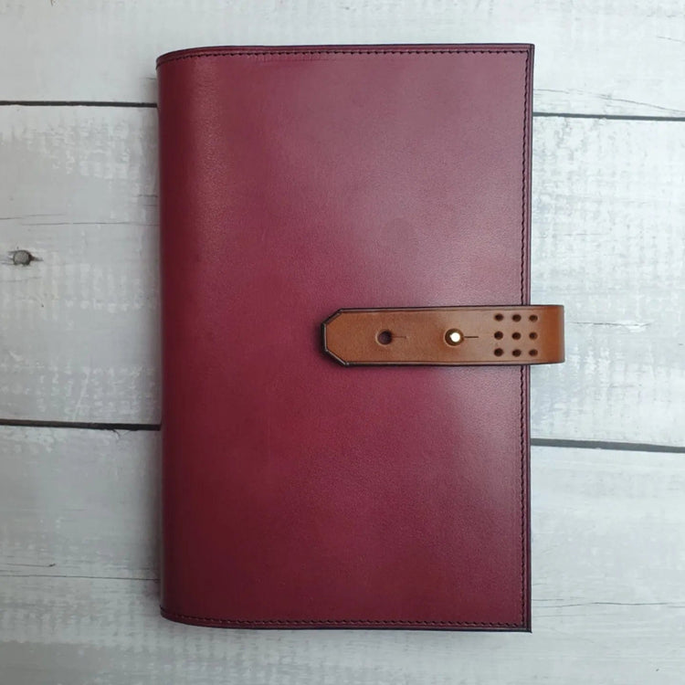 Hands of Tym Notebooks & Notepads 'Laurel' The Bespoke Handmade Luxury Leather Notebook Journal A5 standard