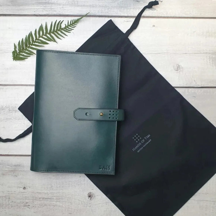 Hands of Tym Notebooks & Notepads 'Laurel' The Bespoke Handmade Luxury Leather Notebook Journal A5 standard