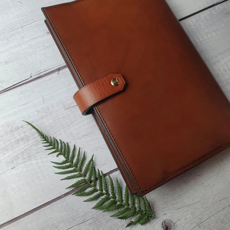 Hands of Tym Notebooks & Notepads 'Laurel' The Bespoke Handmade Luxury Leather Notebook Journal A5 standard