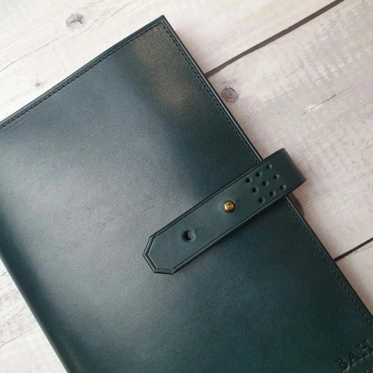 Hands of Tym Notebooks & Notepads 'Laurel' The Bespoke Handmade Luxury Leather Notebook Journal A5 standard