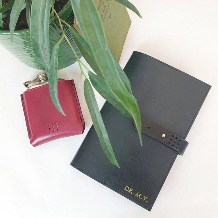 Hands of Tym Notebooks & Notepads 'Laurel' The Bespoke Handmade Luxury Leather Notebook Journal A5 standard