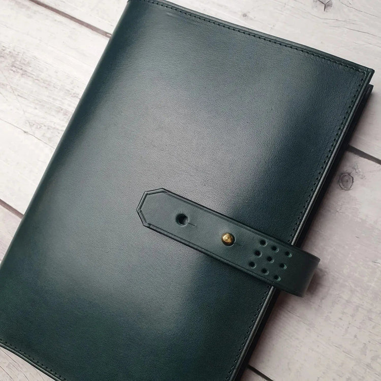 Hands of Tym Notebooks & Notepads 'Laurel' The Bespoke Handmade Luxury Leather Notebook Journal A5 standard