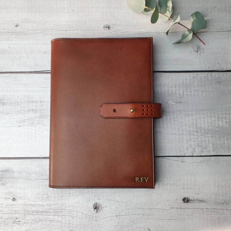 Hands of Tym Notebooks & Notepads 'Laurel' The Bespoke Handmade Luxury Leather Notebook Journal A5 standard