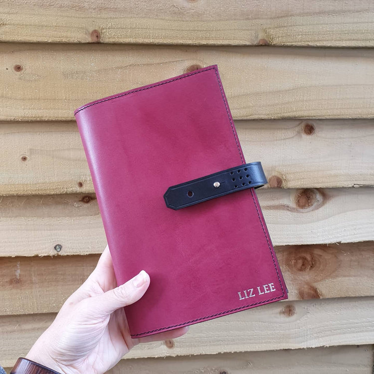 Hands of Tym Notebooks & Notepads 'Laurel' The Bespoke Handmade Luxury Leather Notebook Journal A5 standard