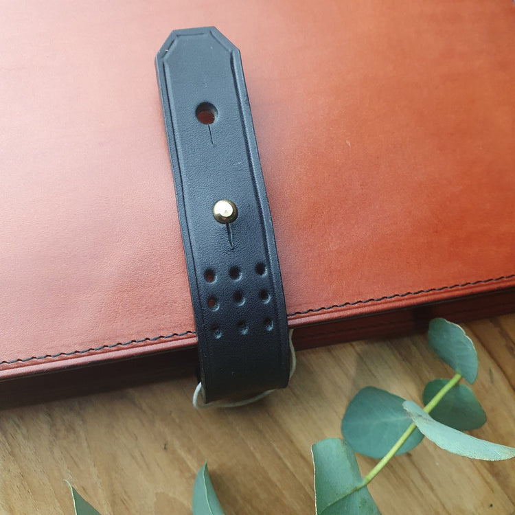 Hands of Tym Notebooks & Notepads 'Laurel' The Bespoke Handmade Luxury Leather Notebook Journal A5 standard