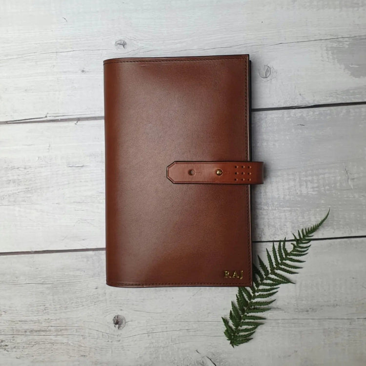 Hands of Tym Notebooks & Notepads 'Laurel' The Bespoke Handmade Luxury Leather Notebook Journal A5 standard