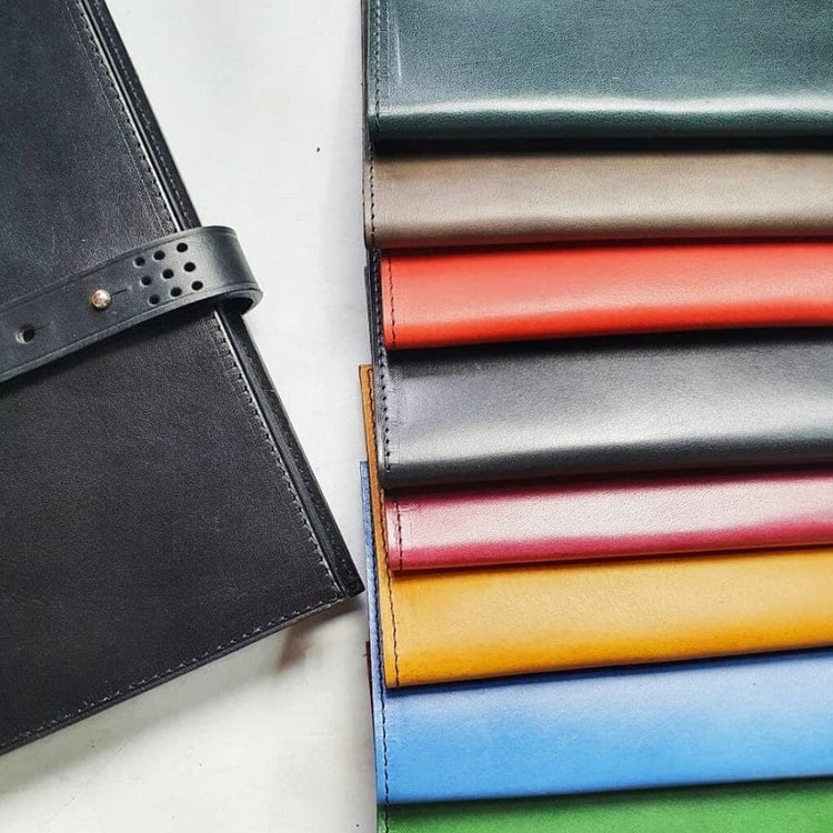 Hands of Tym Notebooks & Notepads 'Laurel' The Bespoke Handmade Luxury Leather Notebook Journal A5 standard