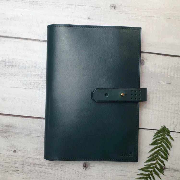 Hands of Tym Notebooks & Notepads 'Laurel' The Bespoke Handmade Luxury Leather Notebook Journal A5 standard