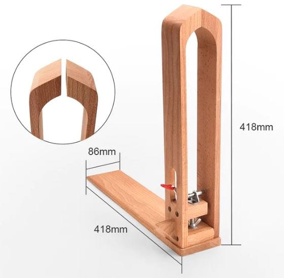 Hands of Tym Quality Wooden Leather Craft Stitching Pony / Sewing Clamp for Hand Stitching