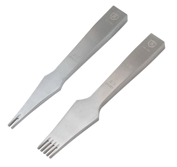 Wuta Tools and Supplies 10 / 5 / Standard French Style Pricking Iron for Hand stitching Leather crafting