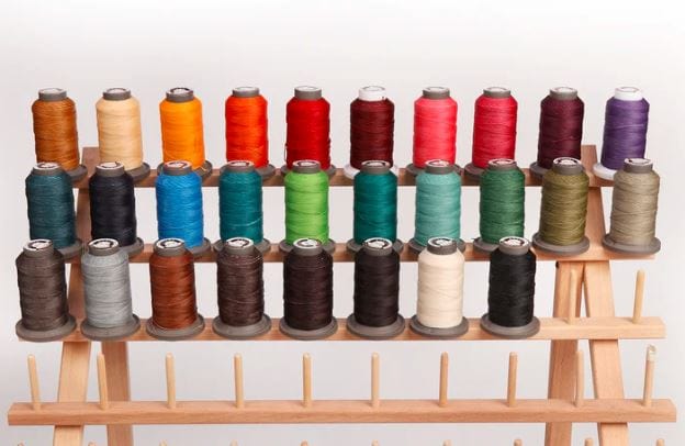 Wuta Tools and Supplies 100% polyester waxed thread - 0.55 mm diameter for leather crafting