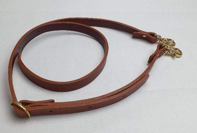 Hands of Tym Bag Adjustable Vegetable Tanned Leather Bag Strap with buckle and clips