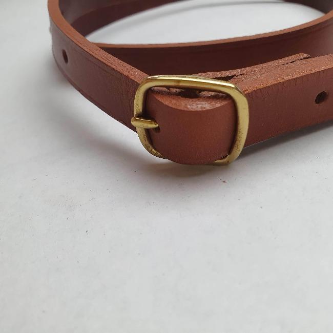 Hands of Tym Bag Adjustable Vegetable Tanned Leather Bag Strap with buckle and clips
