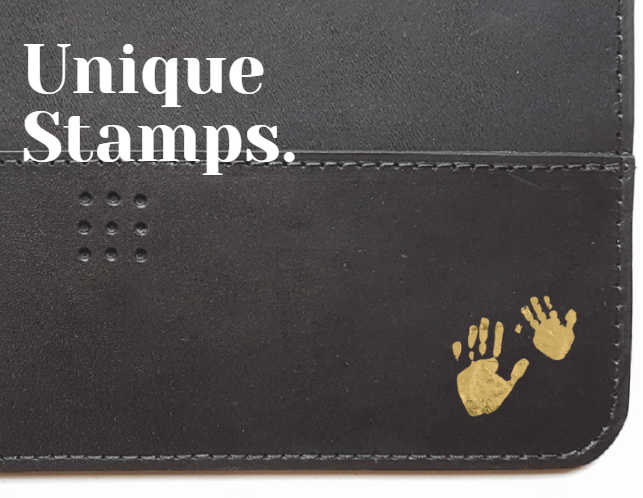Hands of Tym Bag 'Birch' Bespoke Handmade Leather Zip Top Pouch / Clutch Bag