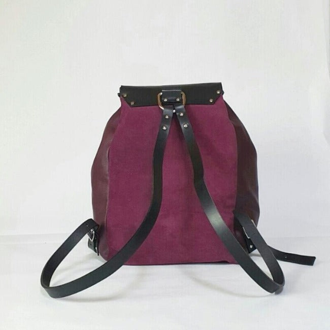Hands of Tym Course 'Bag In A Day' Practical Leather Course Backpack