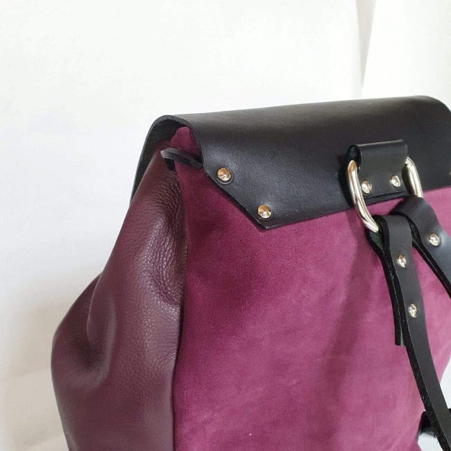Hands of Tym Course 'Bag In A Day' Practical Leather Course Backpack