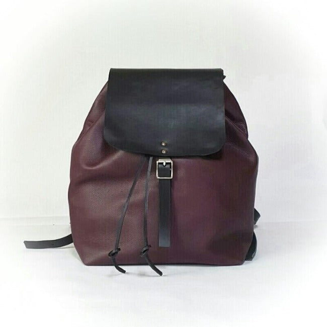 Hands of Tym Course 'Bag In A Day' Practical Leather Course Backpack
