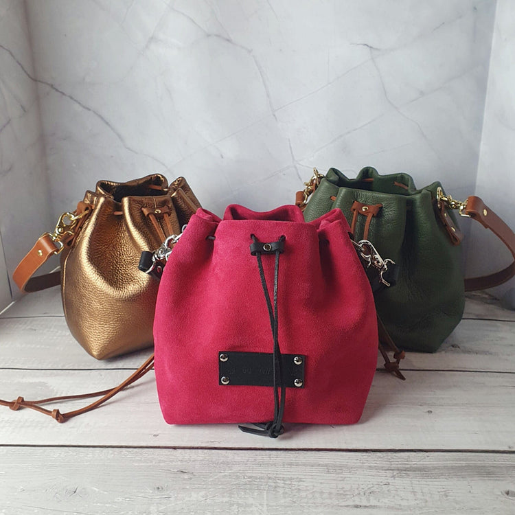 Hands of Tym Course 'Bag in a Day' Practical Leather Course Mini Bucket Bag