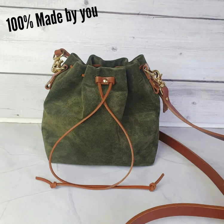 Hands of Tym Course 'Bag in a Day' Practical Leather Course Mini Bucket Bag
