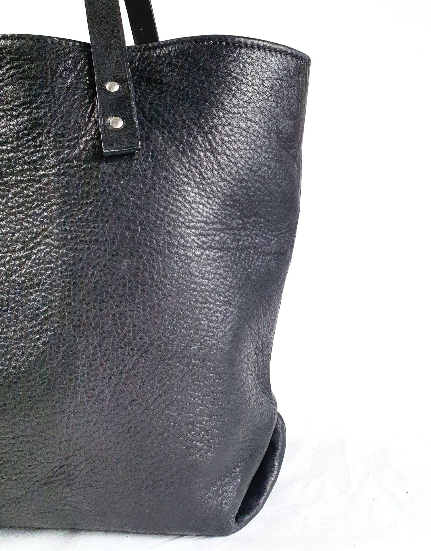Hands of Tym Course 'Bag in a Day' Practical Leather Course Tote Bag