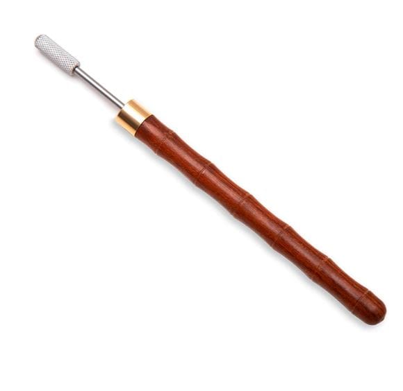 Hands of Tym Leather Craft Edge Paint Roller Applicator Tool with Luxury Wooden Handle