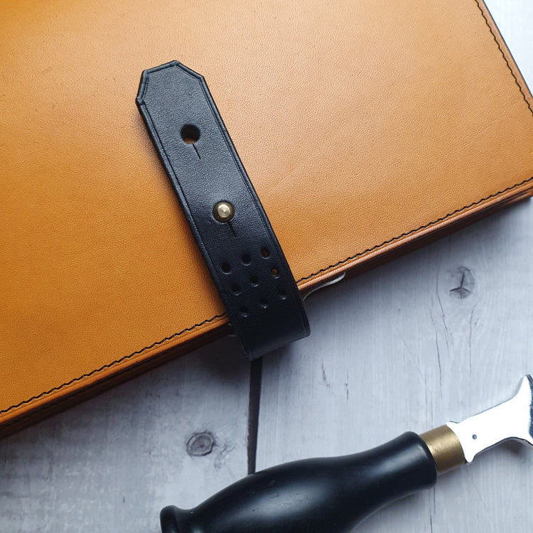 Hands of Tym Notebooks & Notepads 'Laurel Sketch' The Bespoke Handmade Luxury Leather Sketchbook A4 A5 Landscape