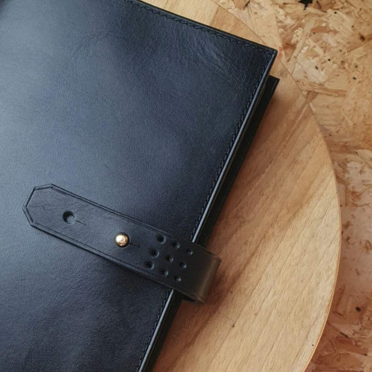 Hands of Tym Notebooks & Notepads 'Laurel Sketch' The Bespoke Handmade Luxury Leather Sketchbook A4 A5 Landscape