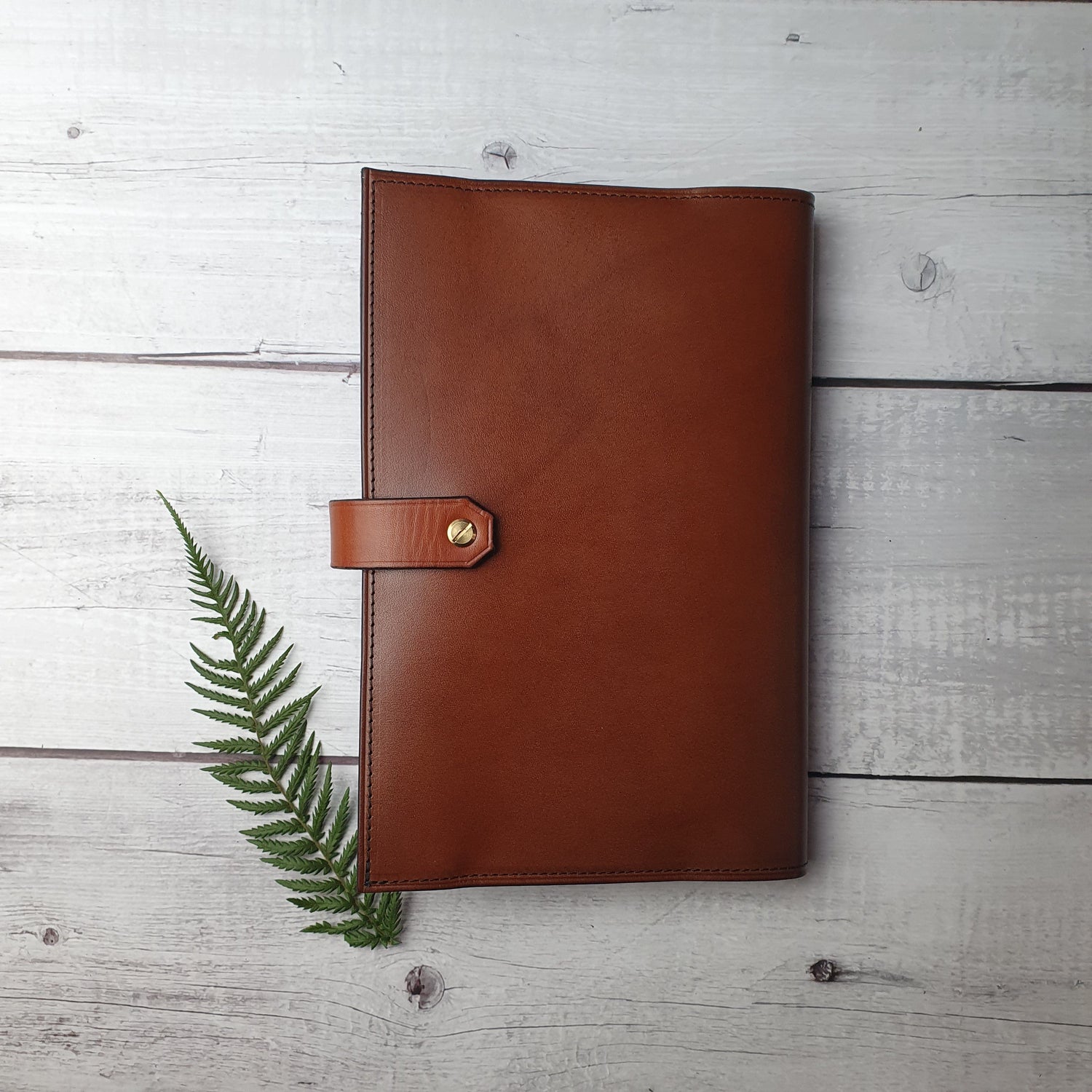 Hands of Tym Notebooks & Notepads 'Laurel' The Bespoke Handmade Luxury Leather Notebook / Diary A5 - Slim