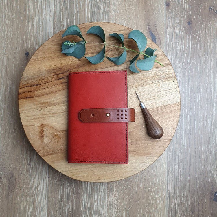 Hands of Tym Notebooks & Notepads 'Laurel' The Bespoke Handmade Luxury Leather Notebook / Diary A6