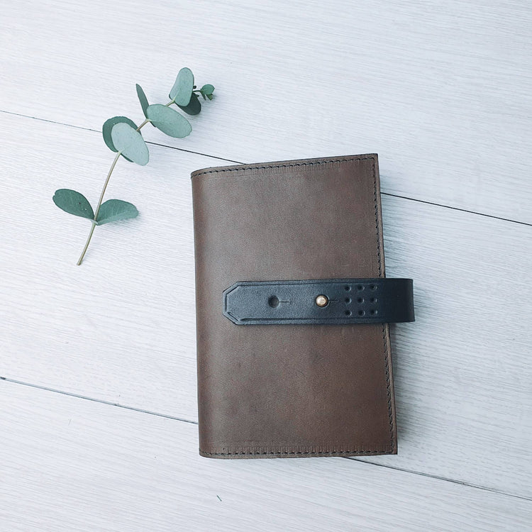 Hands of Tym Notebooks & Notepads 'Laurel' The Bespoke Handmade Luxury Leather Notebook / Diary A6