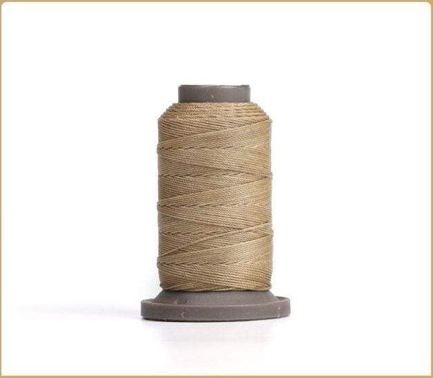 Hands of Tym Sage Gray-1spool 100% polyester waxed thread - 0.55 mm diameter for leather crafting