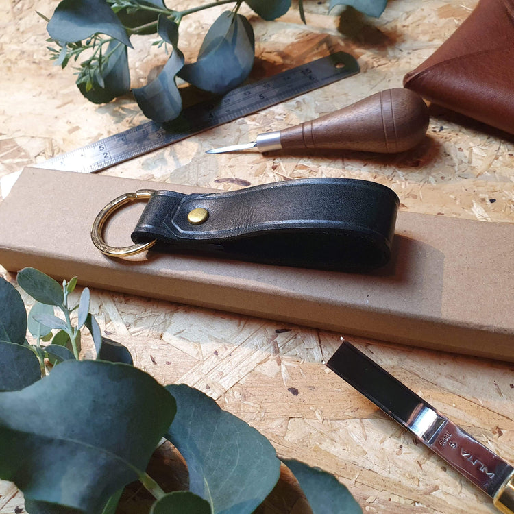 Hands of Tym 'Samara' The Personalised Handmade Leather Keyring