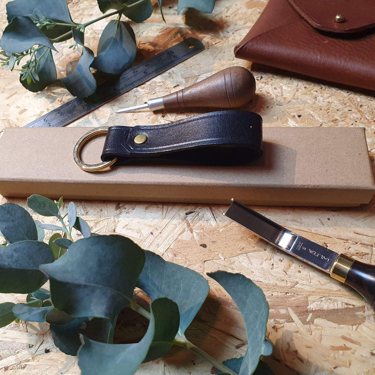 Hands of Tym 'Samara' The Personalised Handmade Leather Keyring