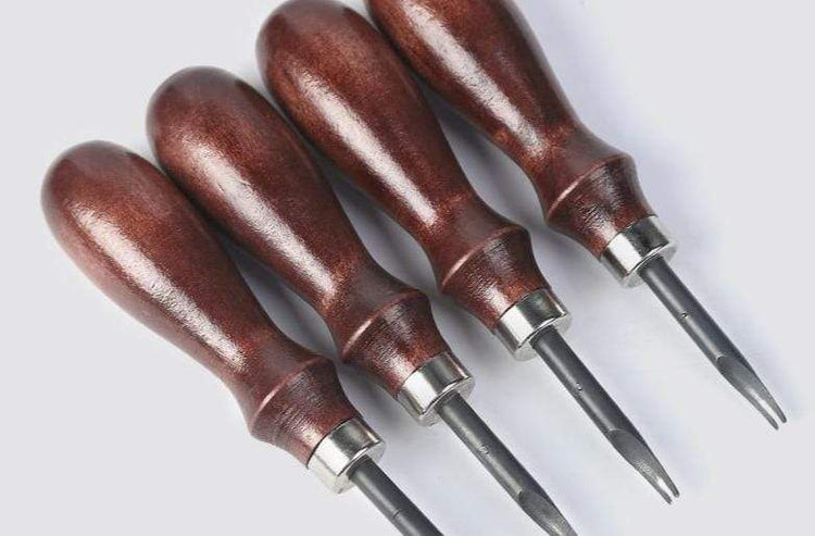 Hands of Tym Sharp Leather Edge Beveler for Leathercrafting - High Carbon Steel