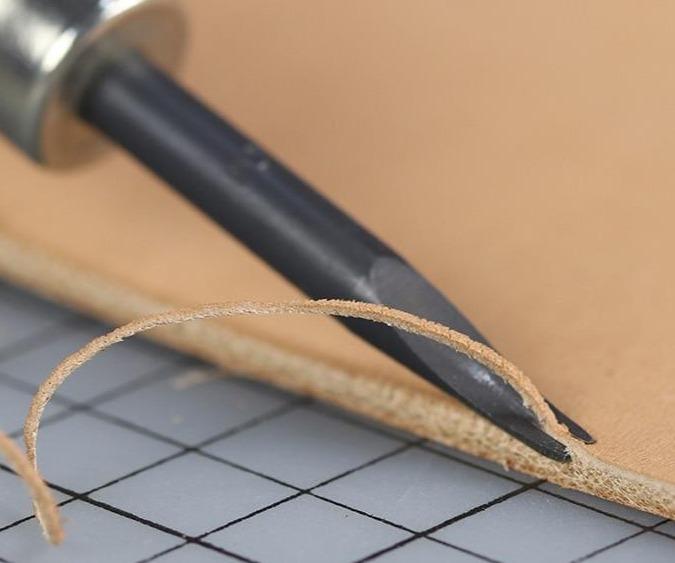 Hands of Tym Sharp Leather Edge Beveler for Leathercrafting - High Carbon Steel