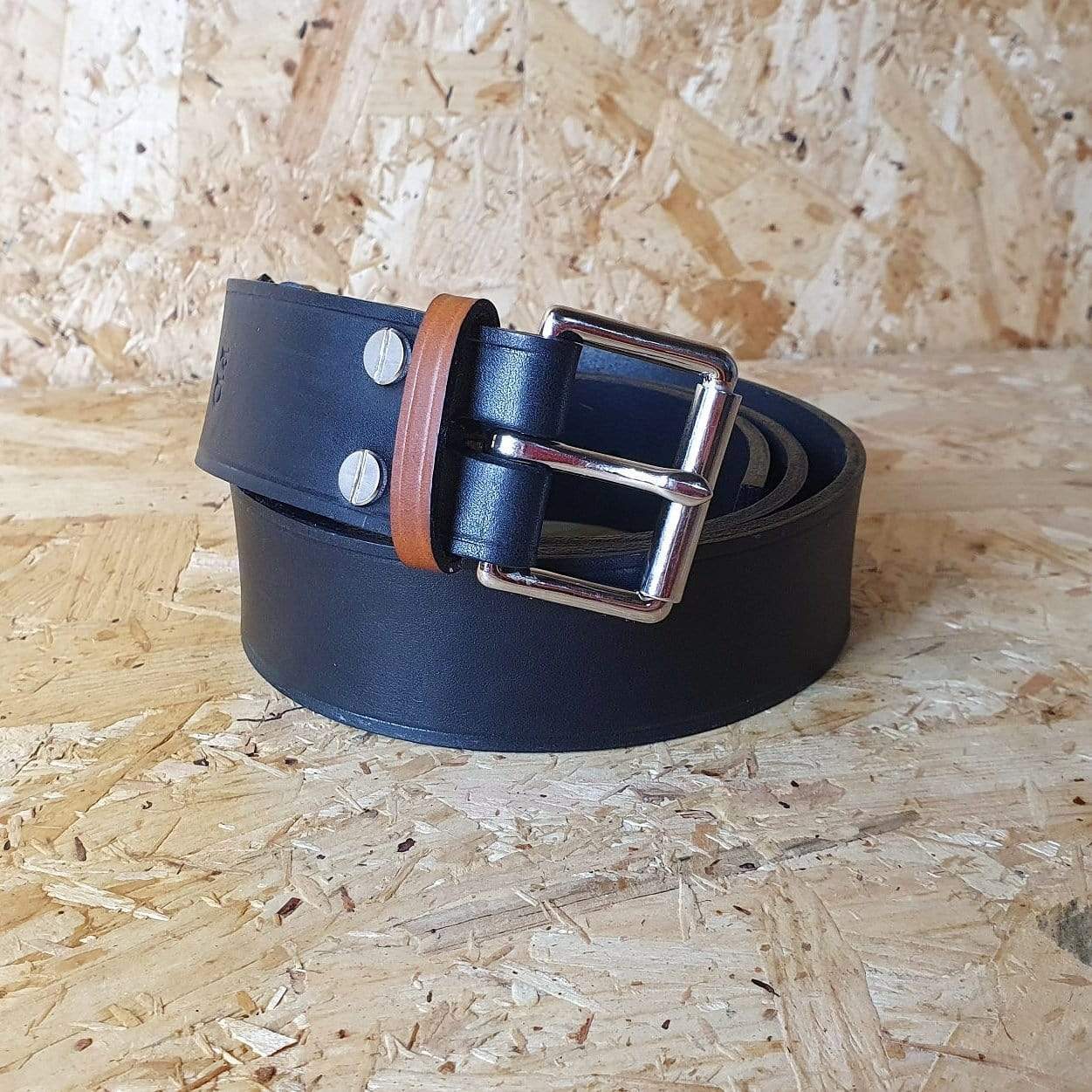Hands of Tym SLG 'Ash Wide' Bespoke Handmade Leather Belt - Wide 38mm