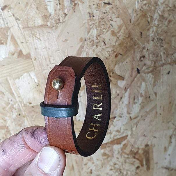 Hands of Tym SLG 'Hawthorn' The Bespoke Handmade Leather Bracelet