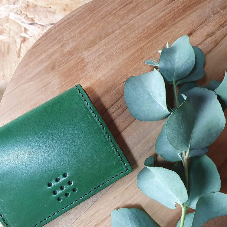 Hands of Tym SLG 'Larch Slim' Bespoke Handmade Slim Card Wallet
