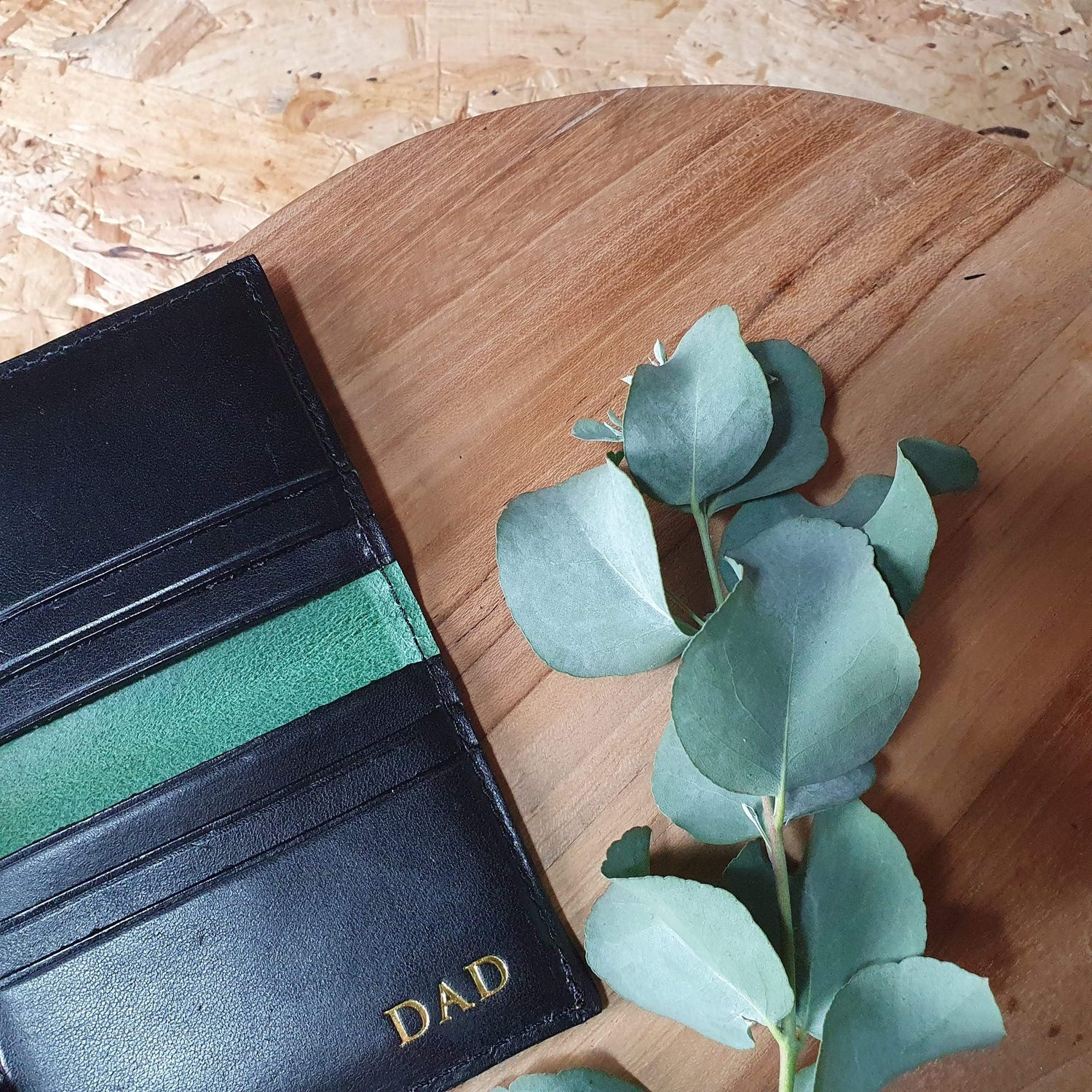 Hands of Tym SLG 'Larch Slim' Bespoke Handmade Slim Card Wallet
