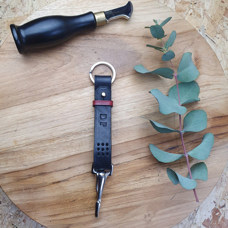 Hands of Tym SLG 'Sycamore Fob' The Bespoke Handmade Leather Key Fob