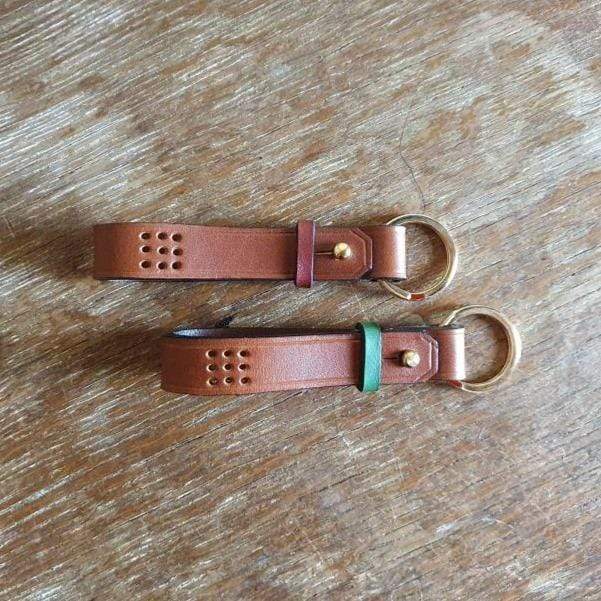 Hands of Tym SLG 'Sycamore' The Bespoke Handmade Leather Key Ring