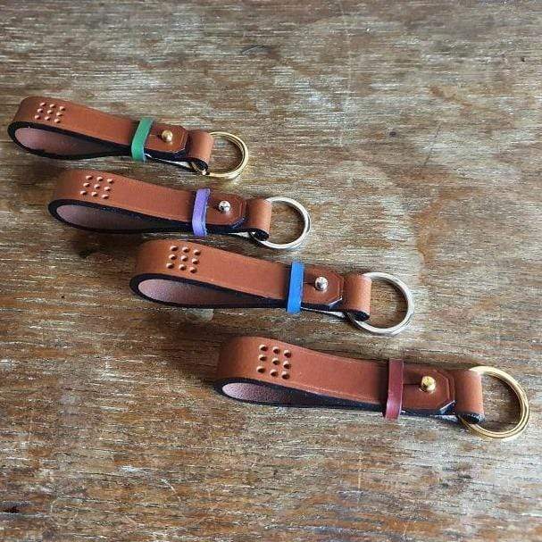Hands of Tym SLG 'Sycamore' The Bespoke Handmade Leather Key Ring