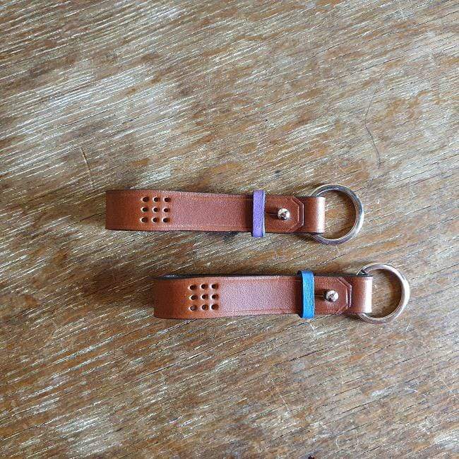 Hands of Tym SLG 'Sycamore' The Bespoke Handmade Leather Key Ring