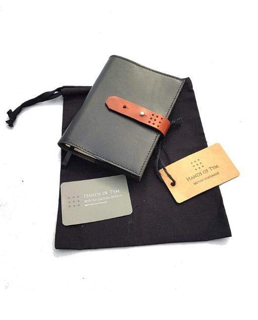 Hands of Tym stationery 'Laurel' The Bespoke Handmade Luxury Leather Notebook / Diary A6