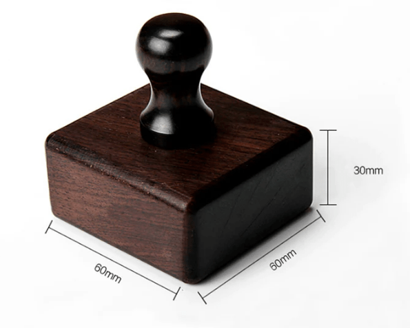 Hands of Tym Tools and Supplies Cube High Density Black Wood Leather Edge Burnisher
