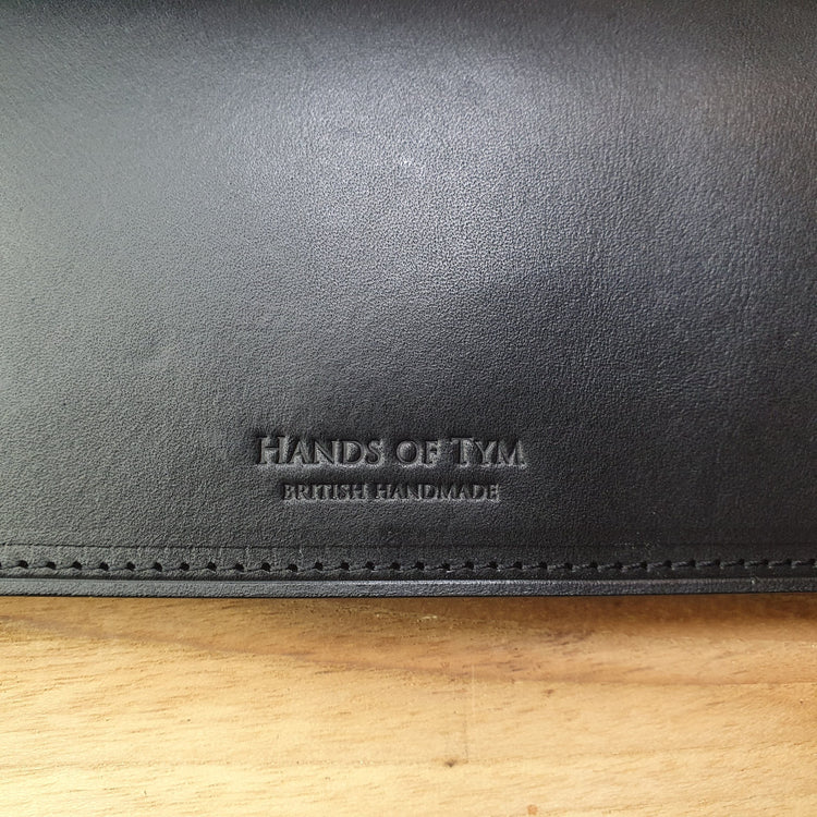 Hands of Tym Wallets & Money Clips 'Juniper' Bespoke Handmade Long Leather Purse with zip