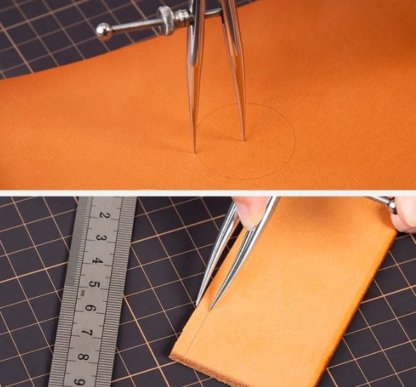Wuta Tools and Supplies Adjustable Spring Type Leather Craft Divider (2.8" / 7.2 cm)