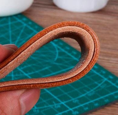 Wuta Tools and Supplies Wooden Edge Burnisher Polishing Tool for Leather Crafting